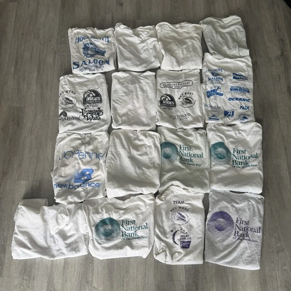 Vintage Lot of 16 Rare Key West Marathon Race Running Shirts Tees 5k, 7 Mile - Picture 2 of 16